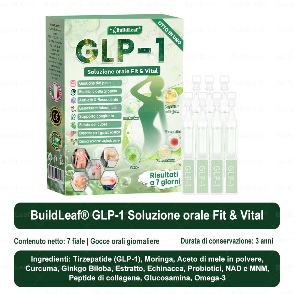 Negozio ufficiale | BuildLeaf® GLP-1 8-in-1 Fit & Vital
