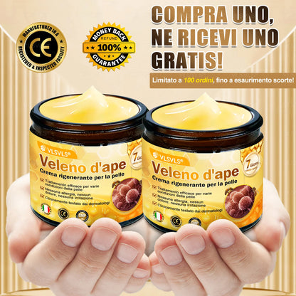 Prodotto e spedito dall’Italia 🇮🇹 VLSVLS® Crema Rigenerante alla Tossina d’Ape 🔥 ULTIMO GIORNO: -80%