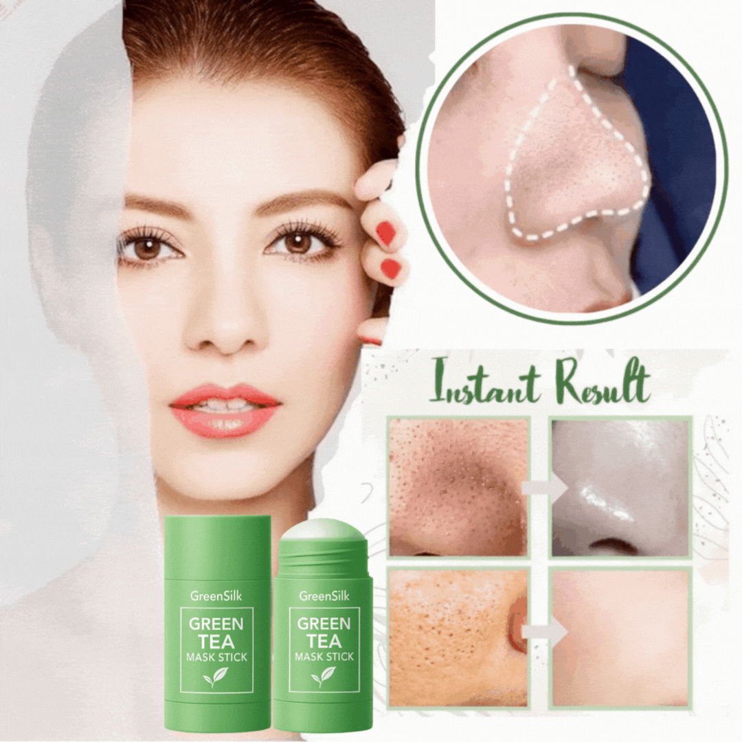 GreenSilk | Pelle perfetta in 10 minuti – Restringe i pori, ferma i brufoli, elimina i punti neri