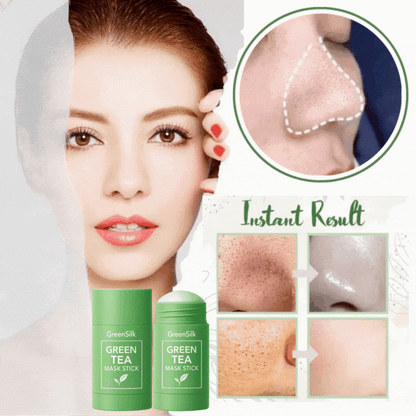 GreenSilk | Pelle perfetta in 10 minuti – Restringe i pori, ferma i brufoli, elimina i punti neri